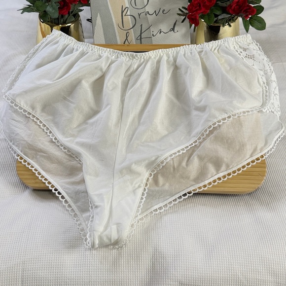 Target Auden White Lace Cotton Lingerie Intimate Woven Bloomers Panti - Picture 13 of 13